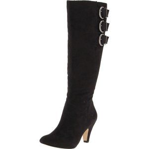 Bella Vita Transit Ii Wide Calf Boots Black Suede